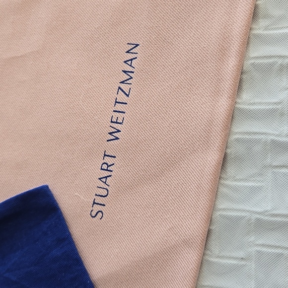 Stuart Weitzman Blue and Peach Dust Bags - Picture 2 of 7